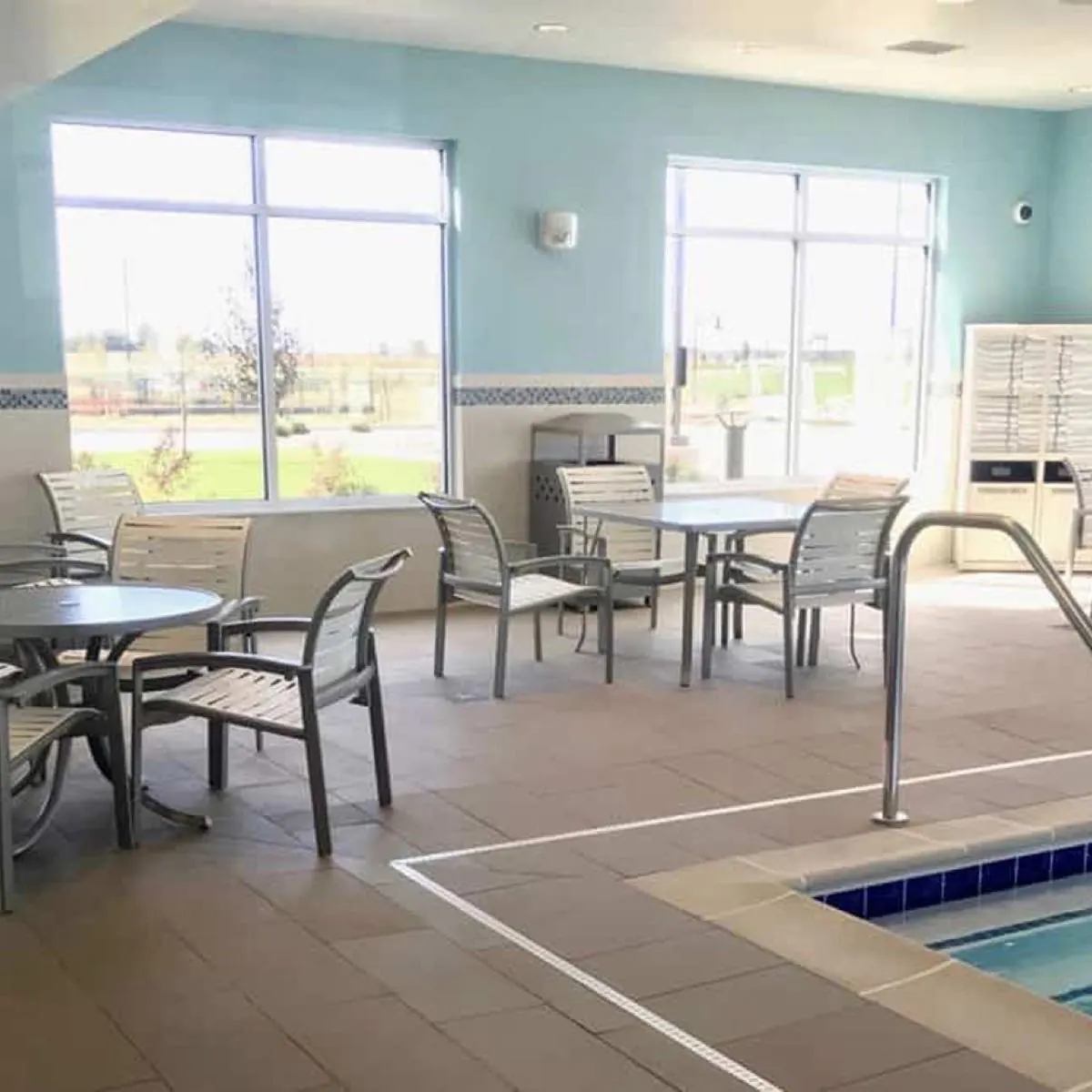 Indoor pool at Hampton Inn Champaign Southwest