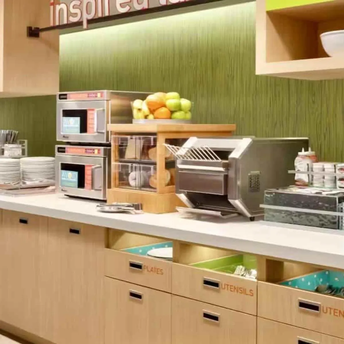 Breakfast dining area