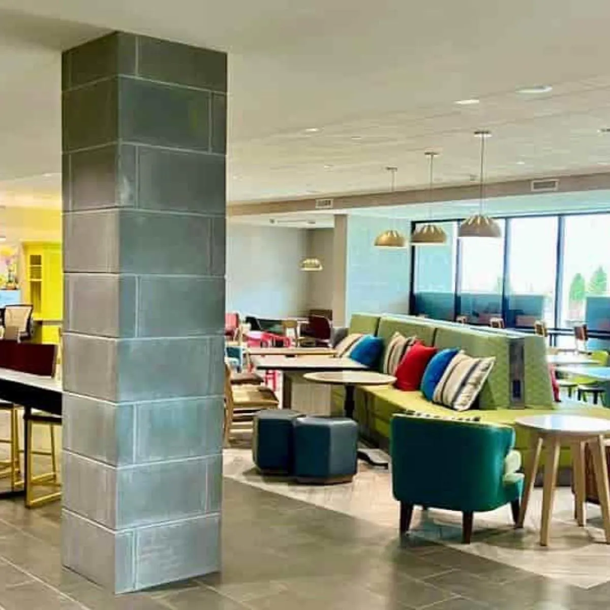 Hotel lobby entrance